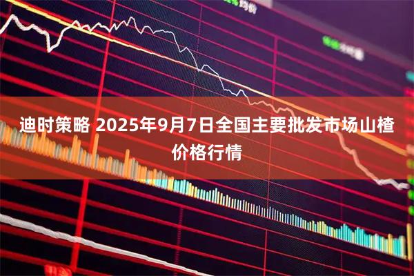 迪时策略 2025年9月7日全国主要批发市场山楂价格行情